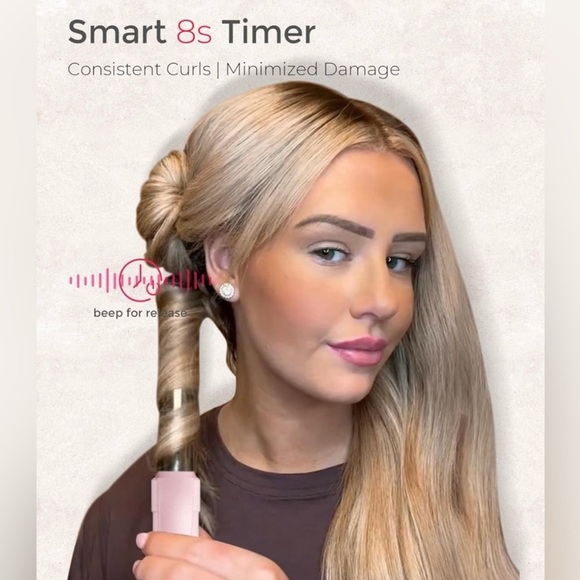 New! SEALED Tymo ROTA Pink Rotating 1 Inch
Curling Iron‎ - Picture 3 of 11